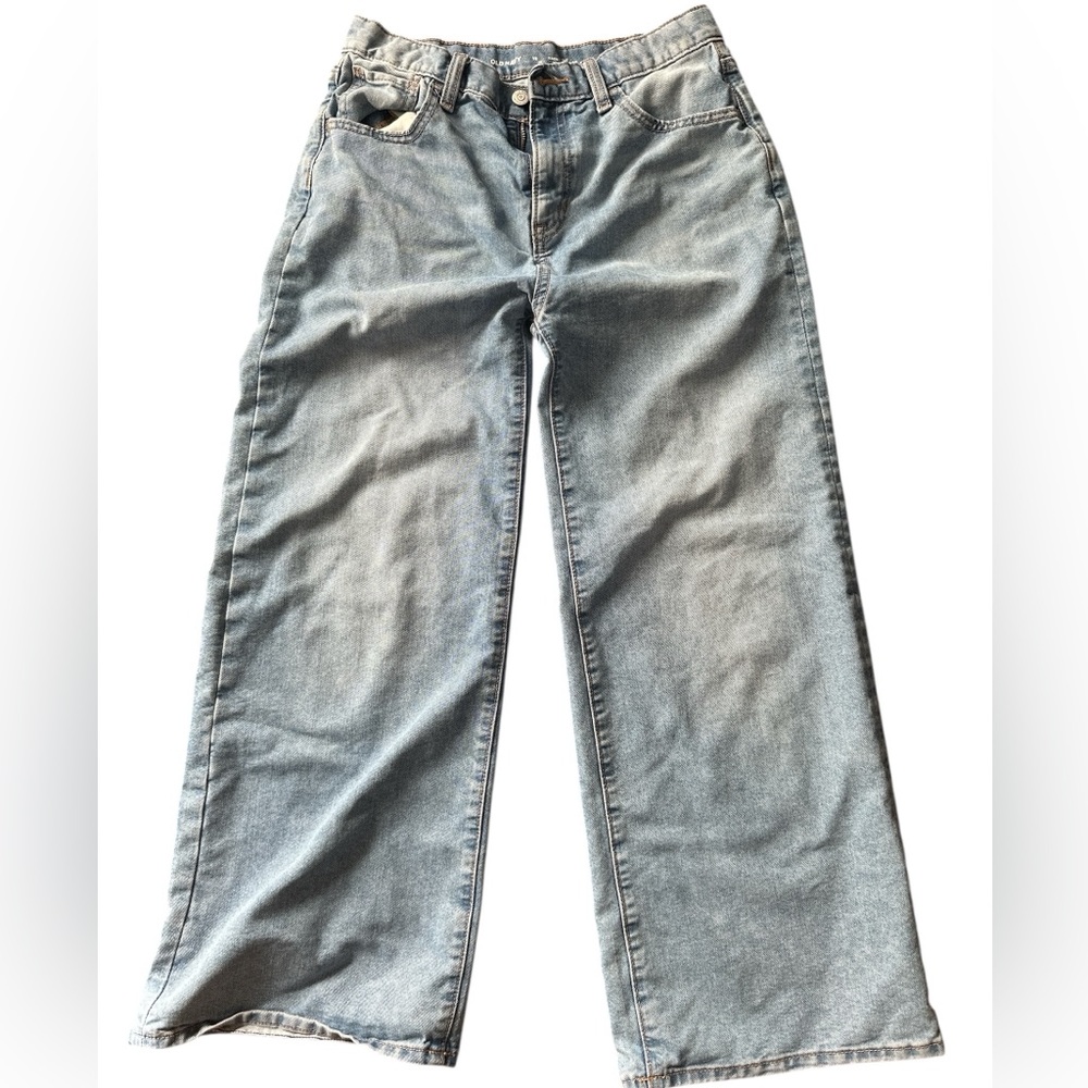 Old Navy Blue Flare Wide Leg Jeans